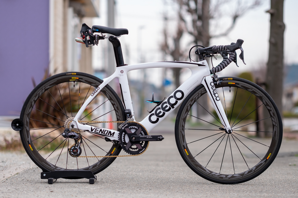 シーポ CEEPO ヴェノム VENOM 2019モデル Mサイズ シマノ アルテグラ Di2 6870 MIX 11S カーボン TTバイク  トライアスロン【芦屋店】 - 自転車、サイクリング